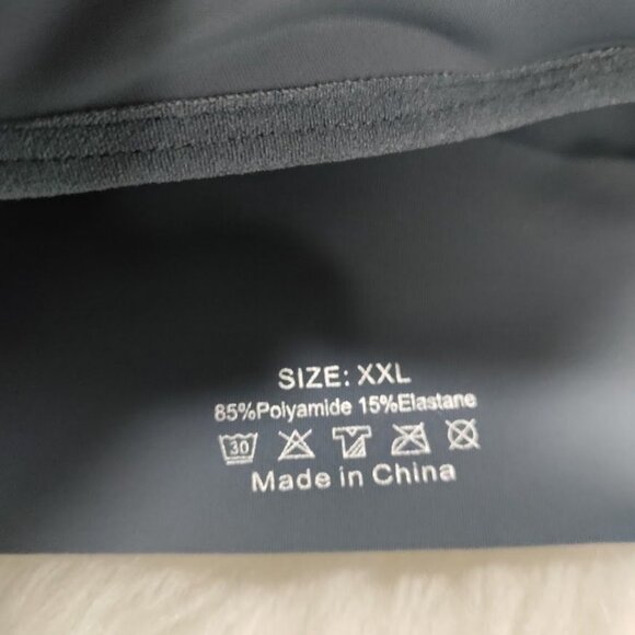 NWOT Comfort Wirefree Back Coverage Seamless Bra Push Up Sports Bras Gray XXL - Picture 3 of 6
